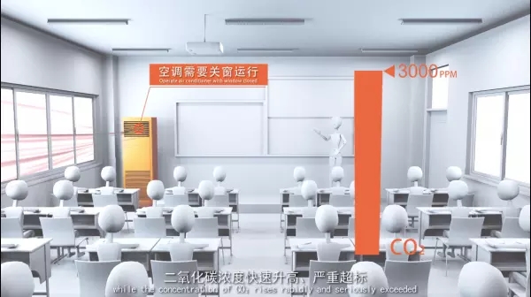 學(xué)校新風(fēng)除濕機(jī)