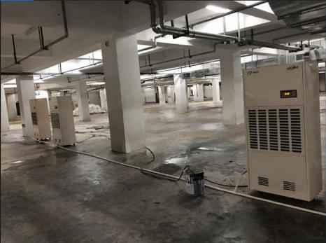 地下車庫環(huán)氧地坪除濕機(jī)