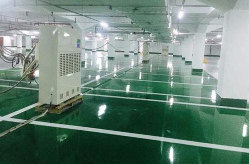 地下車庫環(huán)氧地坪除濕機(jī)